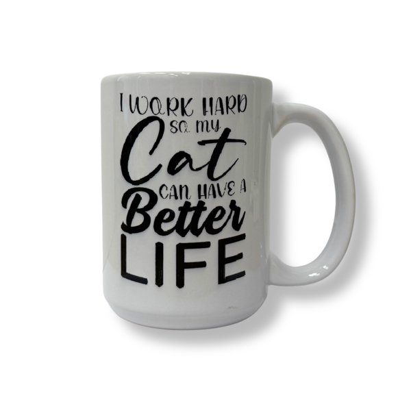 I.XXI Cat Life Coffee Cup, 450ml