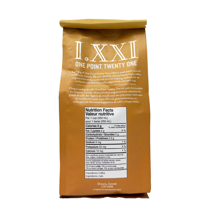 I.XXI Colombia South Tolima Whole Bean Espresso, 12 oz.