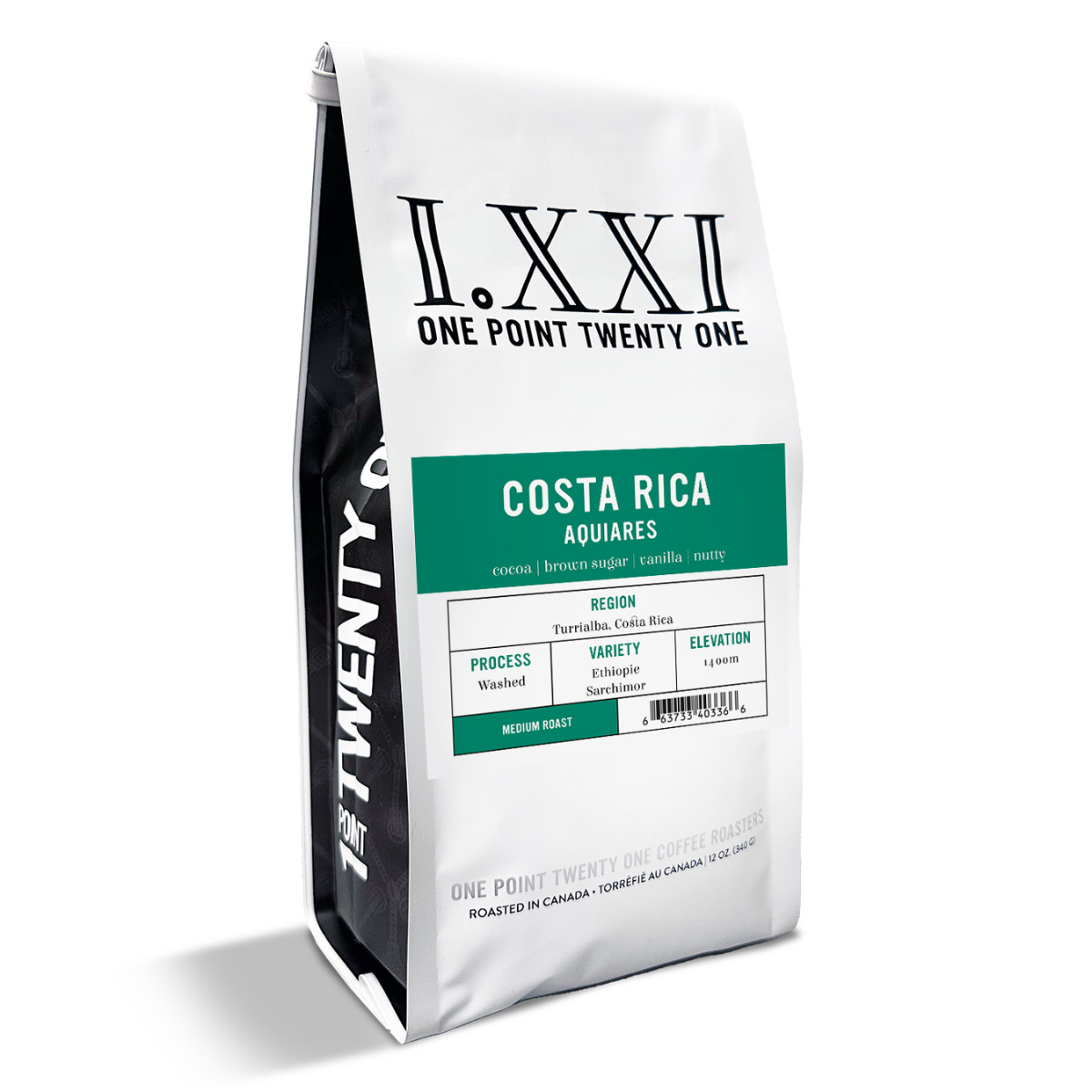 I.XXI Costa Rica Whole Bean Coffee, 12 oz.