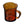 I.XXI Double Spout Milk Jug 70ml, Amber