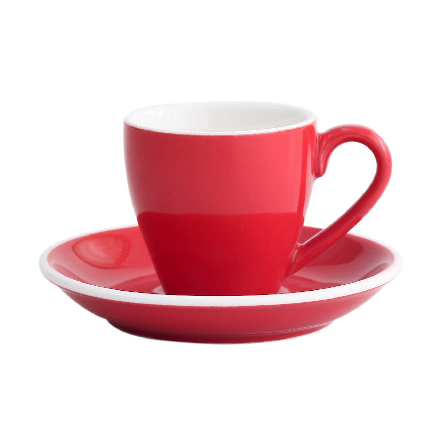 I.XXI Espresso Cup with Saucer 80ml Red