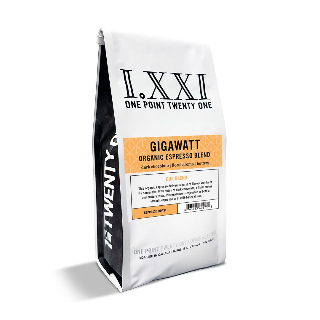 I.XXI Gigawatt Organic Whole Bean Espresso, 12 oz.