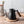 I.XXI Gooseneck Kettle Rosewood handle with Thermometer, Black