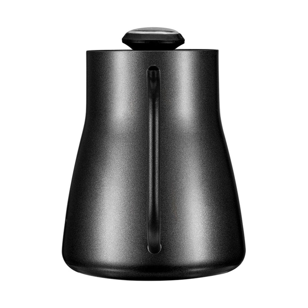 I.XXI Gooseneck Kettle Rosewood handle with Thermometer, Black