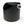 I.XXI Knock Box with Nonslip Base, Black
