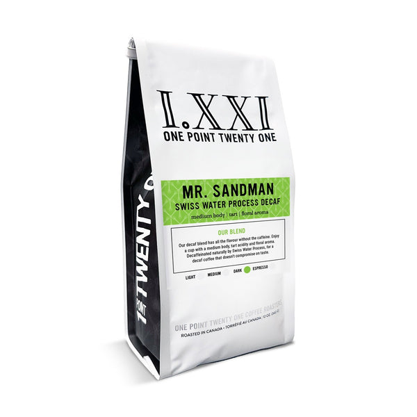 I.XXI Mr. Sandman Whole Bean Decaf Coffee, 12 oz.