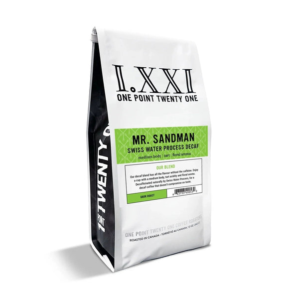 I.XXI Mr. Sandman Whole Bean Decaf Coffee, 12 oz.