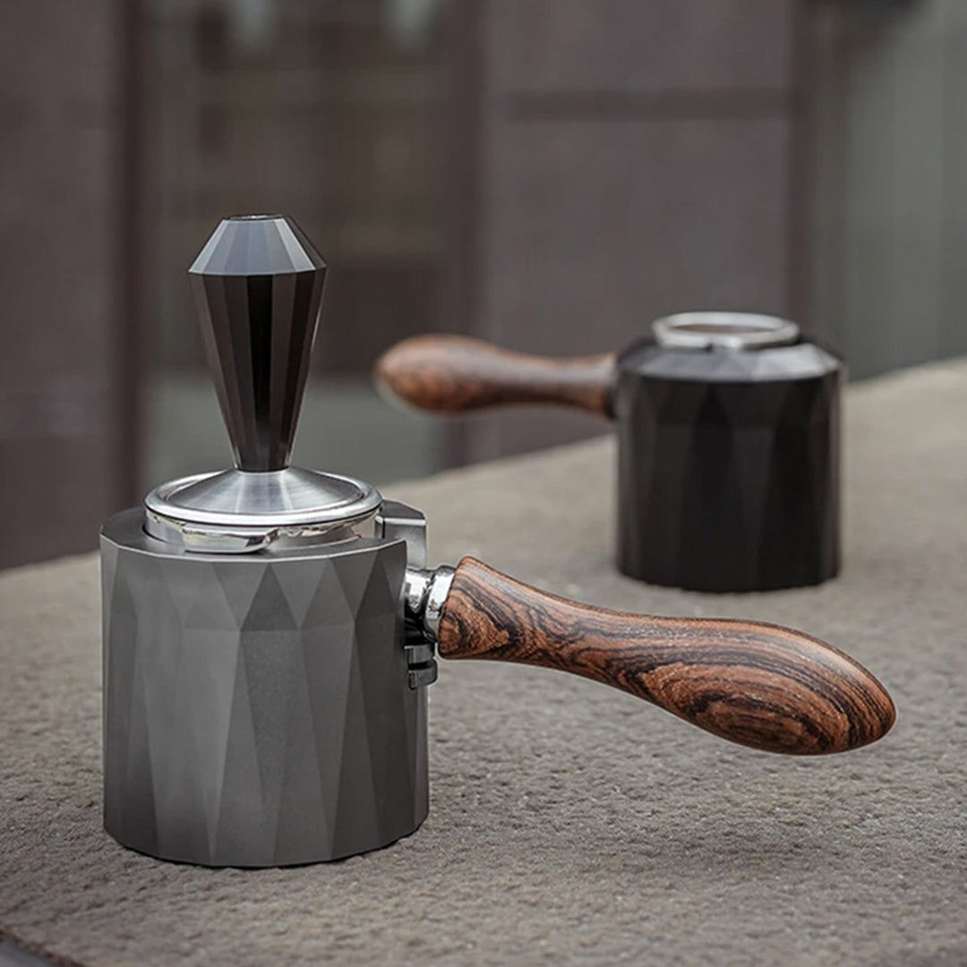 I.XXI Portafilter Holder &amp; Tamping Stand, Silver
