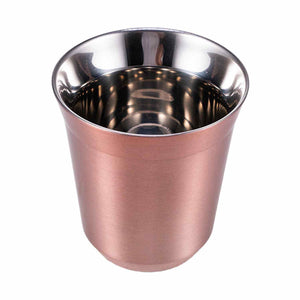 I.XXI Stainless Steel Double Wall 150ml Espresso Cup, Copper