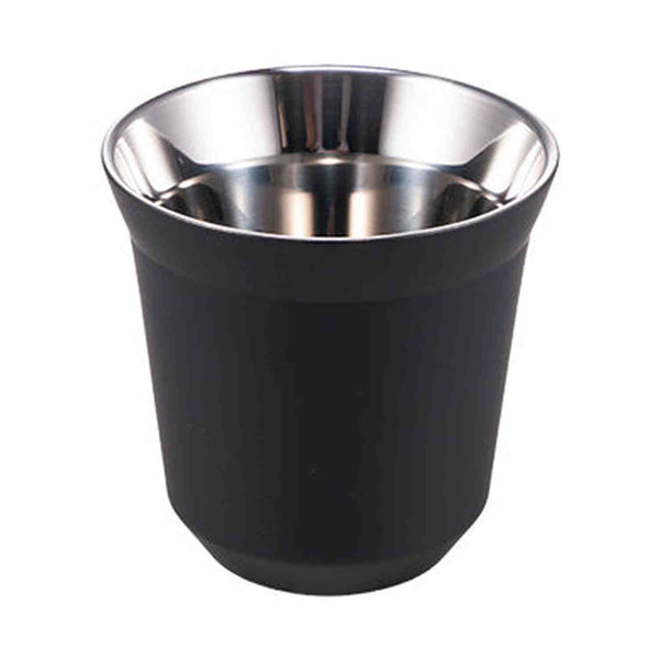 I.XXI Stainless Steel Double Wall 80ml Espresso Cup, Black