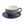 I.XXI Striped Coffee Mug with Saucer 220ml, Blue