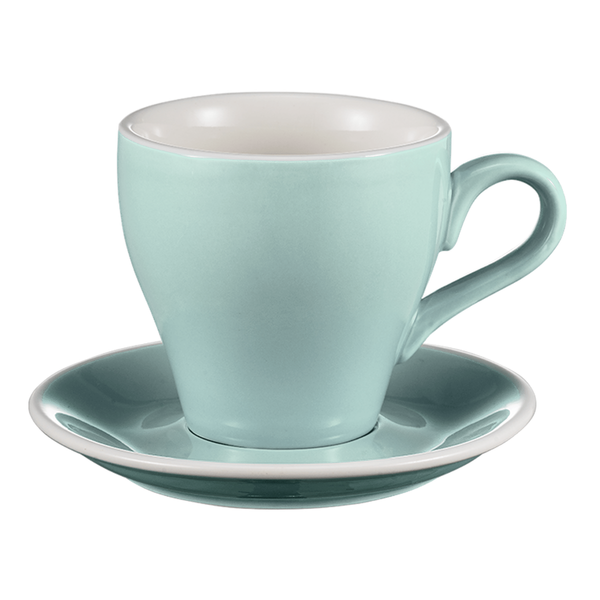 I.XXI Tulip Coffee Cup with Saucer 280ml, Blue