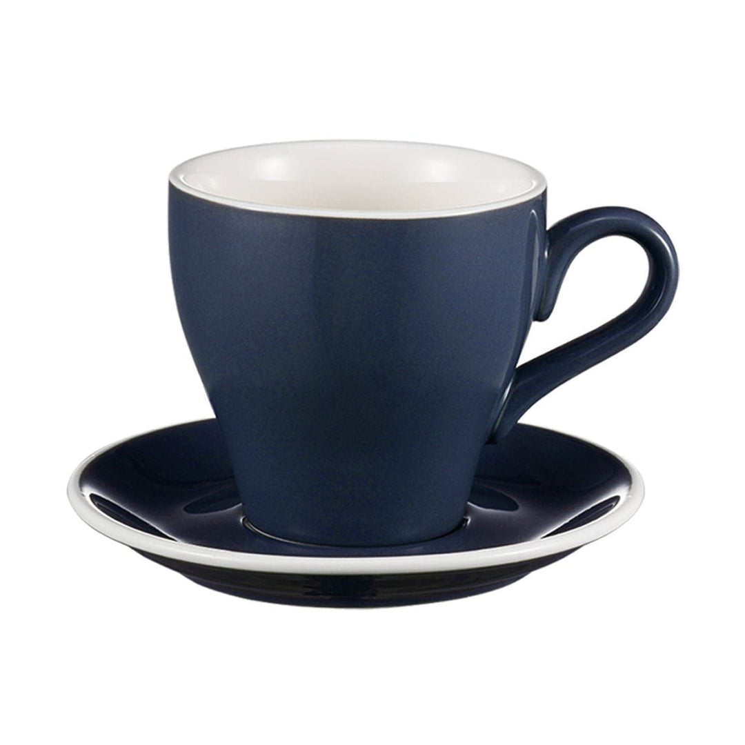 I.XXI Tulip Coffee Cup with Saucer 280ml, Navy