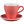 I.XXI Tulip Coffee Cup with Saucer 280ml, Pink