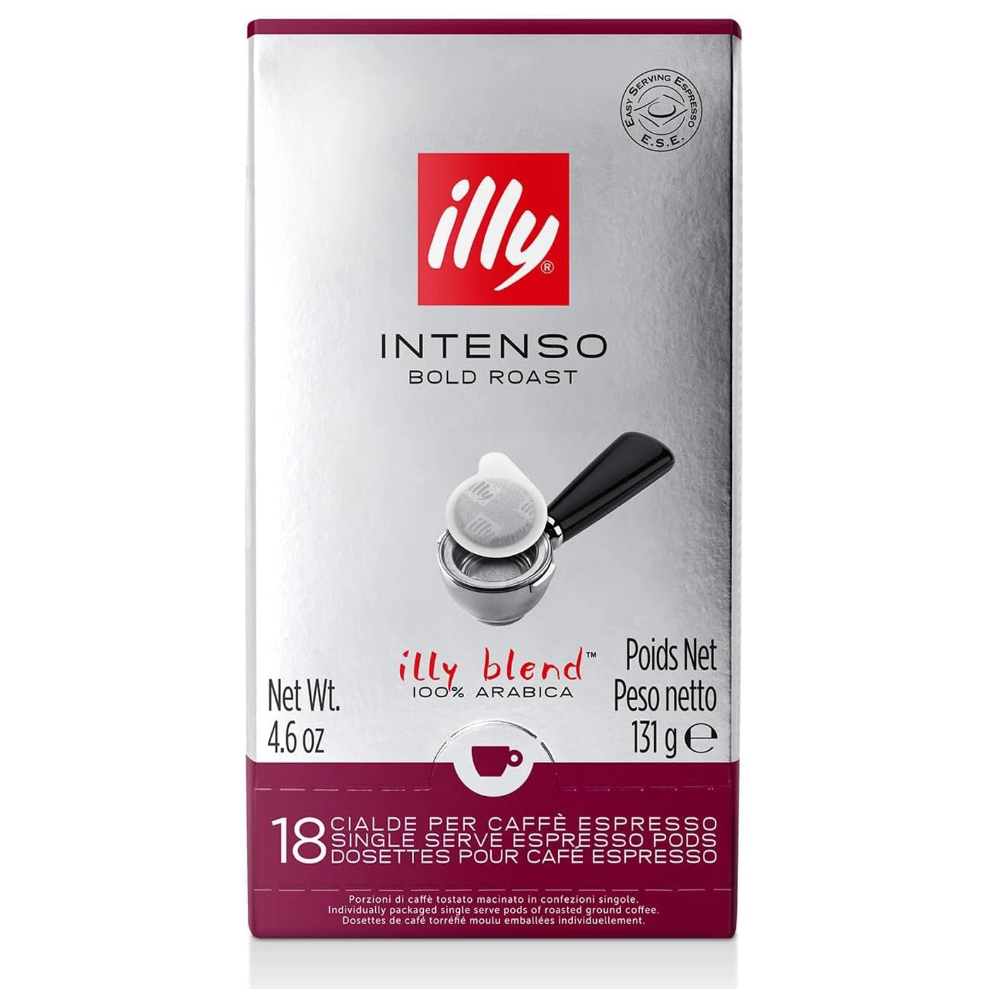 illy Intenso Bold Roast Espresso Pods, 18 Pack – ECS Coffee