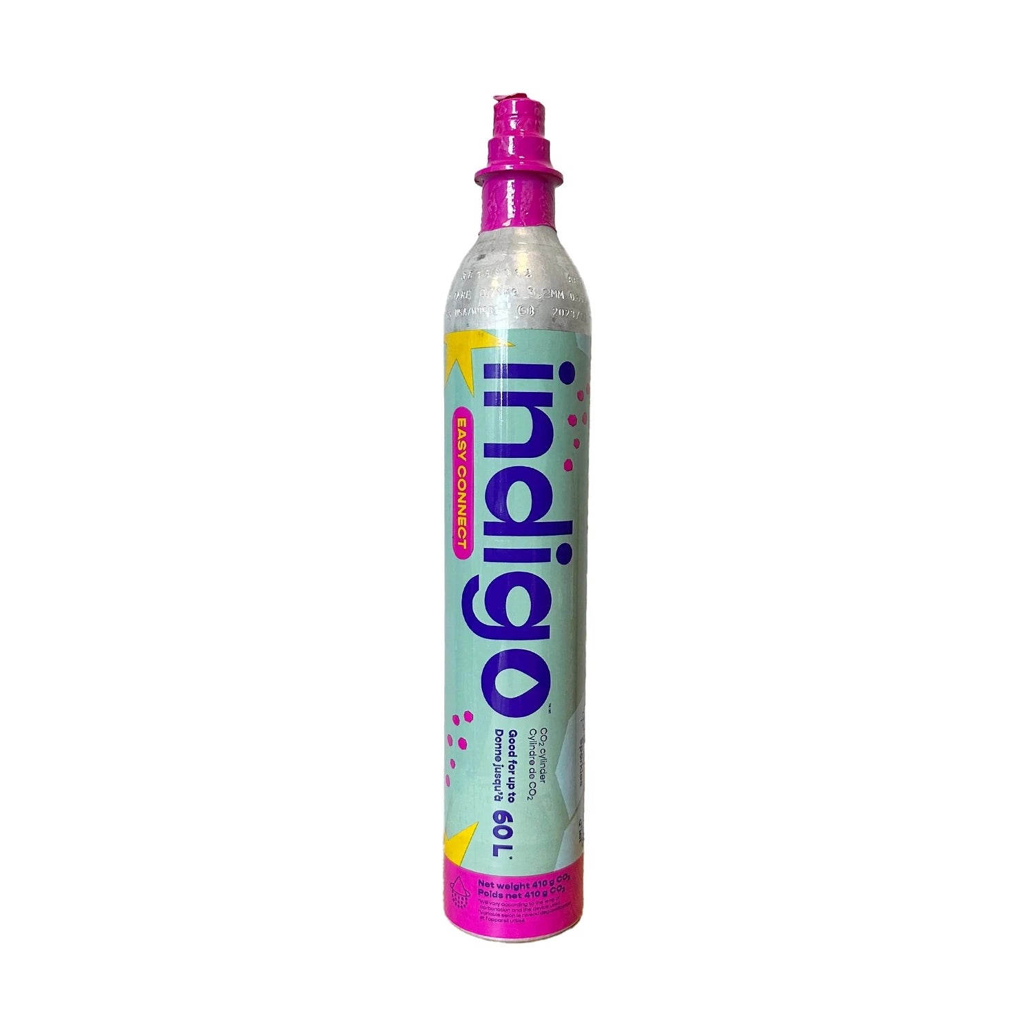 In-Store Only | Indigo 60-Liter Easy-Connect Soda Carbonator, Spare Carbonator