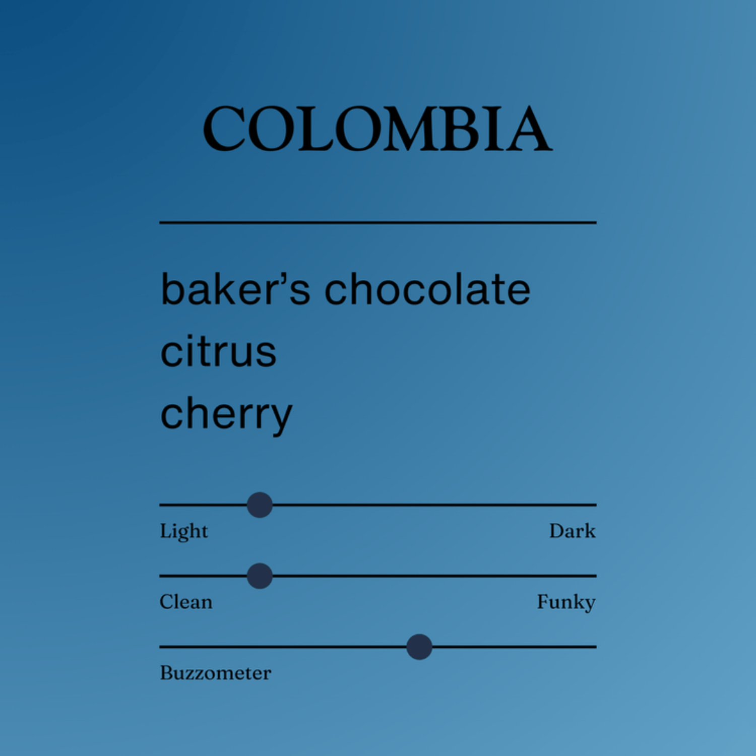 Jerry's Colombia Whole Bean Coffee, 340g