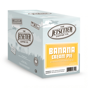 Jetsetter Banana Cream Pie Single Serve Coffee, 24 Pack