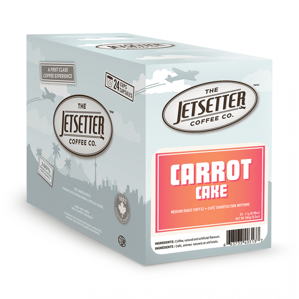 Jetsetter Carrot Cake Single Serve Coffee, 24 Pack