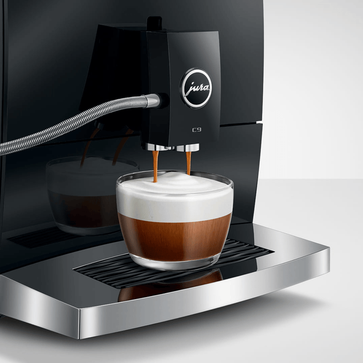 Jura C9 Automatic Espresso Machine, Piano Black 