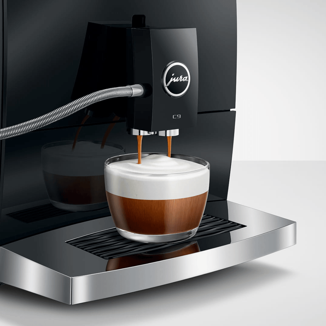 Jura C9 Automatic Espresso Machine, Piano Black 