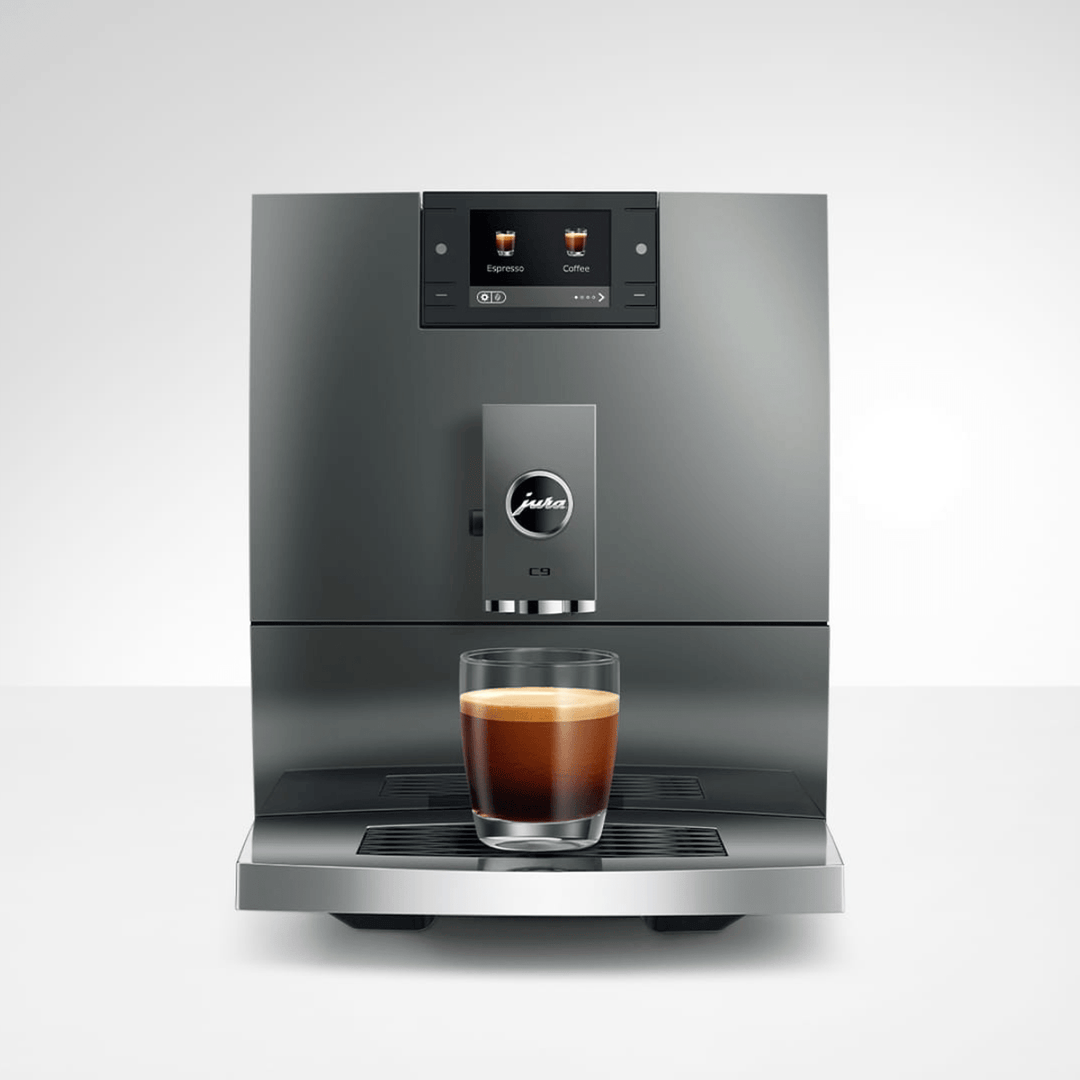 Jura C9 Automatic Espresso Machine, Piano Inox 