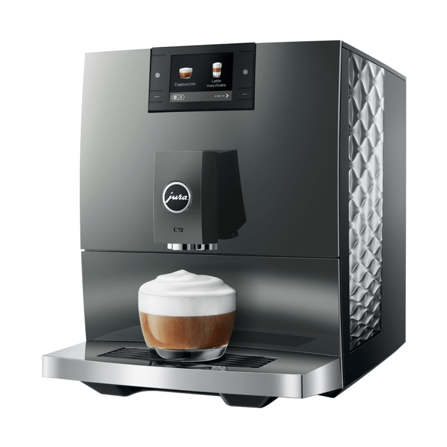 Jura C9 Automatic Espresso Machine, Piano Inox #15751