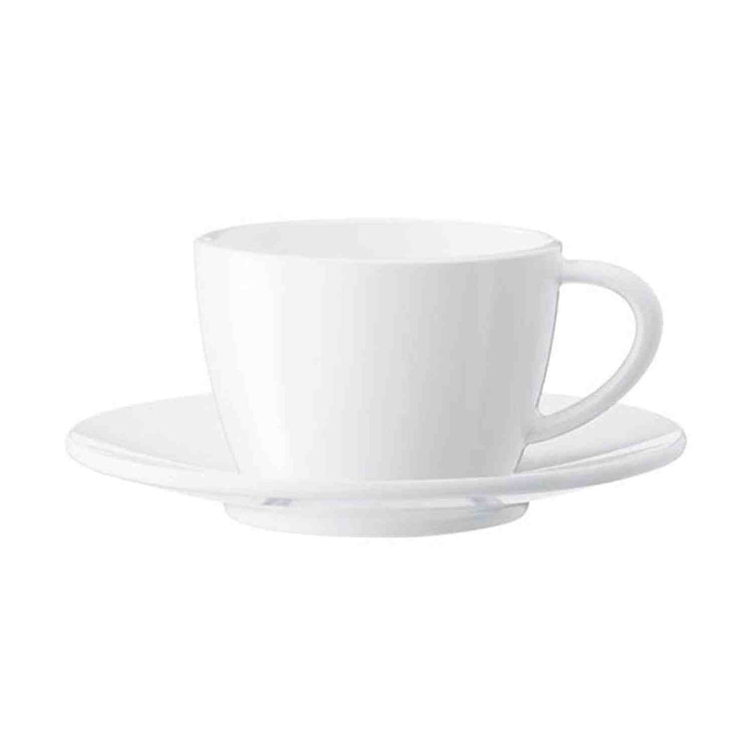 Jura Cappuccino Cups with Saucers 5.5 oz, Set of 2