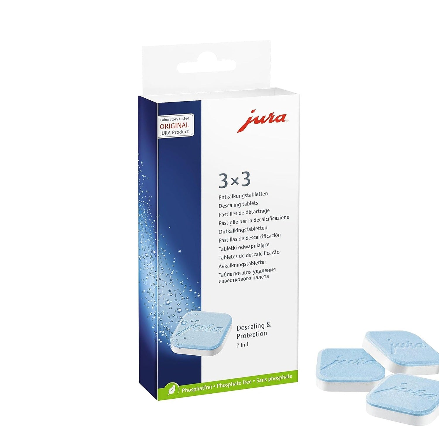 Jura Descaling Tablets, Pack of 9