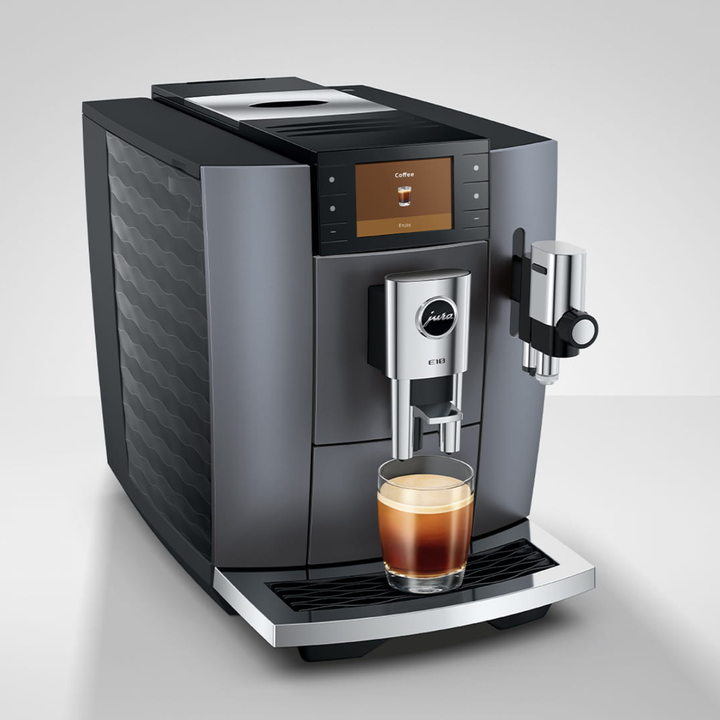 Jura E10 Automatic Espresso Machine, Onyx Grey 
