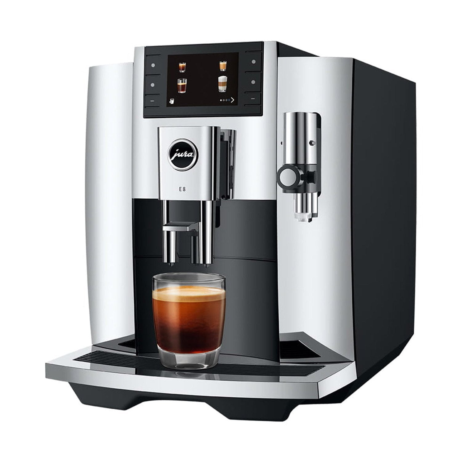 Jura E8 Automatic Espresso Machine, Chrome #15646