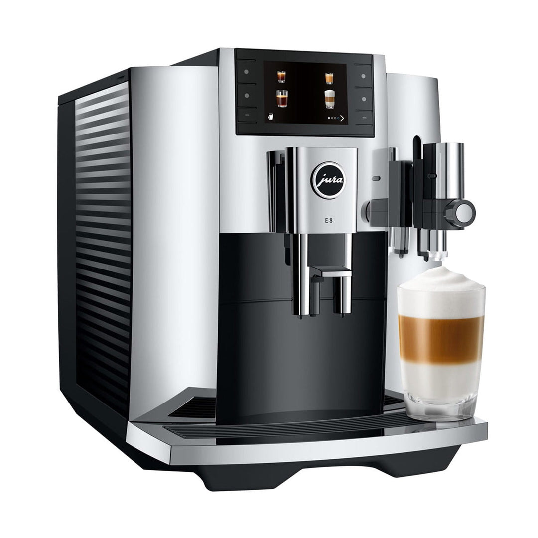 Jura E8 Automatic Espresso Machine, Chrome 