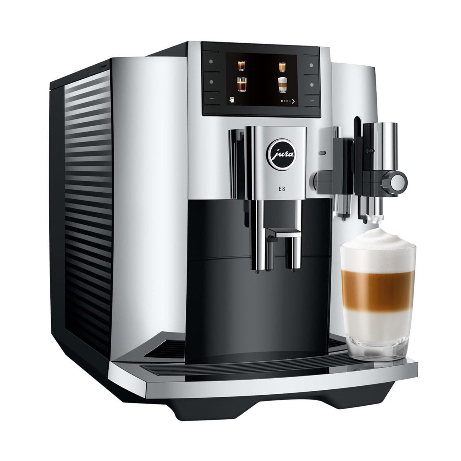 Jura E8 Automatic Espresso Machine, Chrome #15646