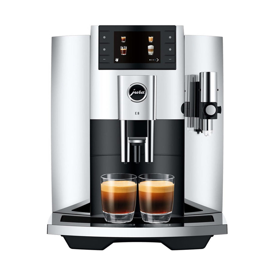 Jura E8 Automatic Espresso Machine, Chrome 