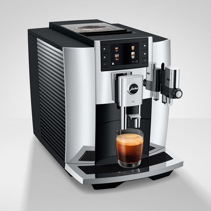 Jura E8 Automatic Espresso Machine, Chrome 