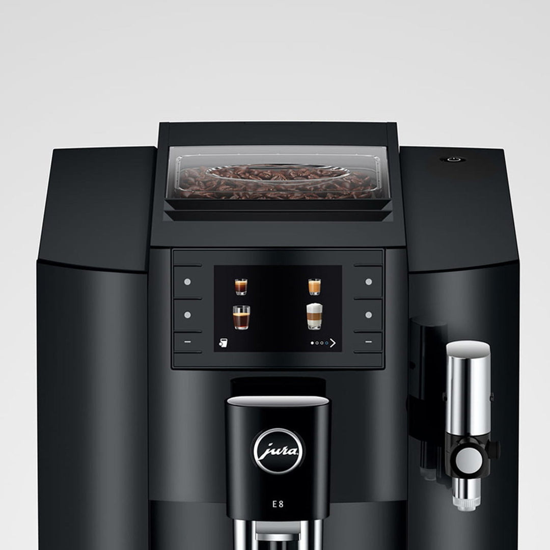 Jura E8 Automatic Espresso Machine, Piano Black 