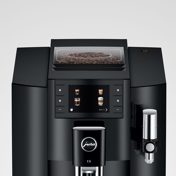 Jura E8 Automatic Espresso Machine, Piano Black 