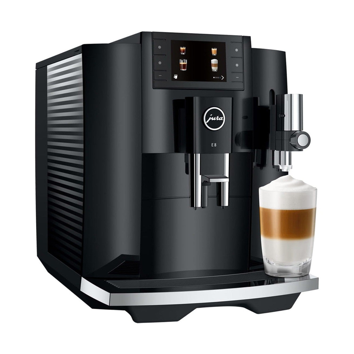 Jura E8 Automatic Espresso Machine, Piano Black #15648