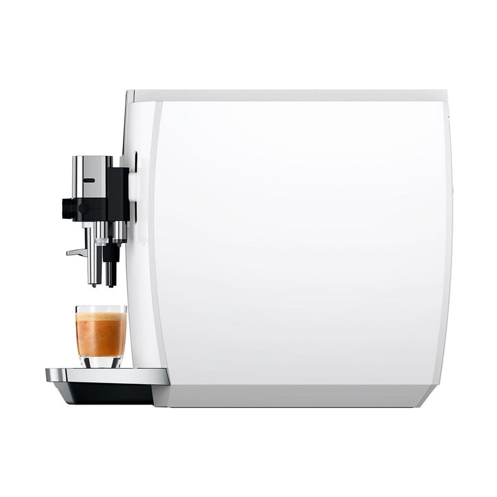 Jura E8 Automatic Espresso Machine, Piano White 