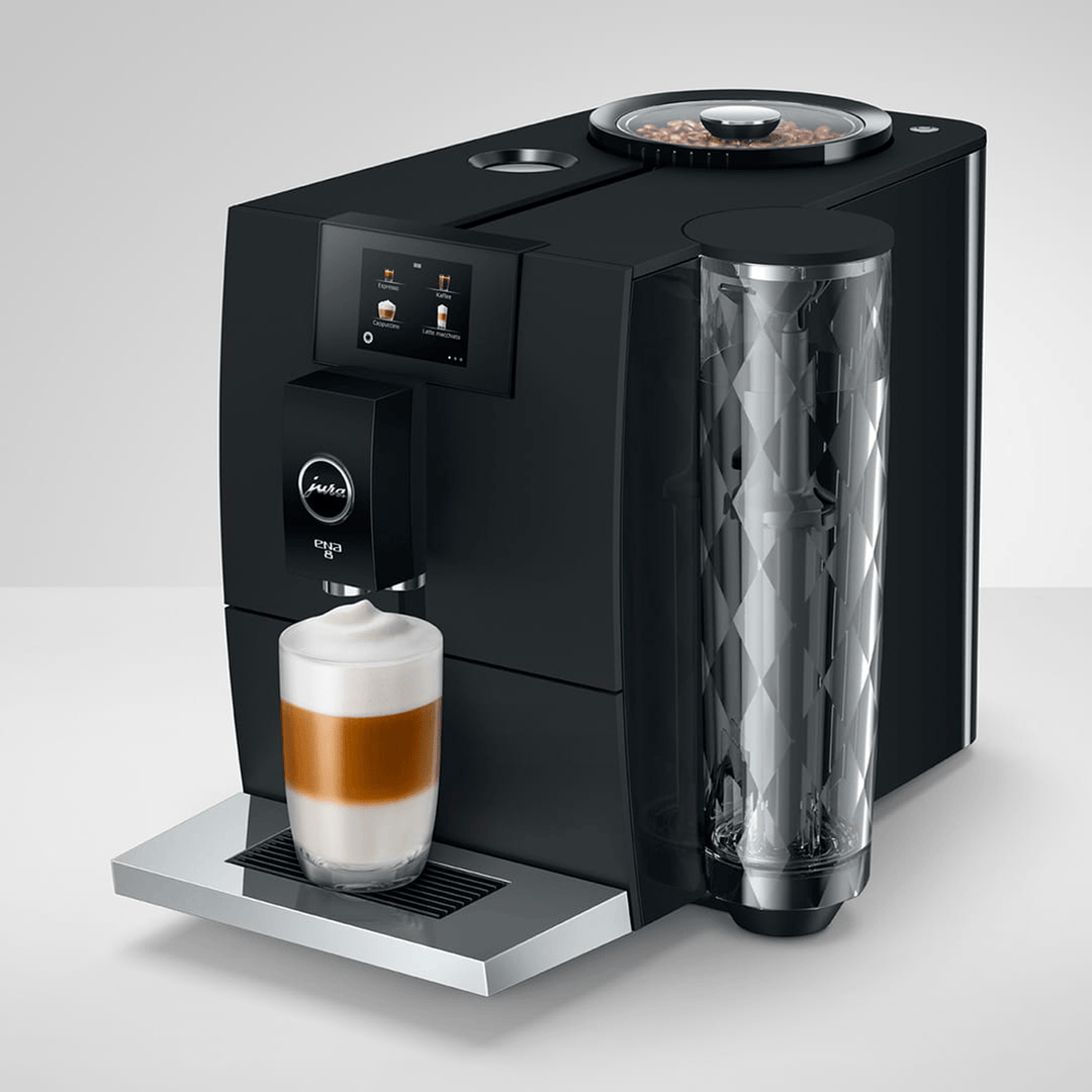 Jura ENA 8 Automatic Espresso Machine, Full Metropolitan Black 