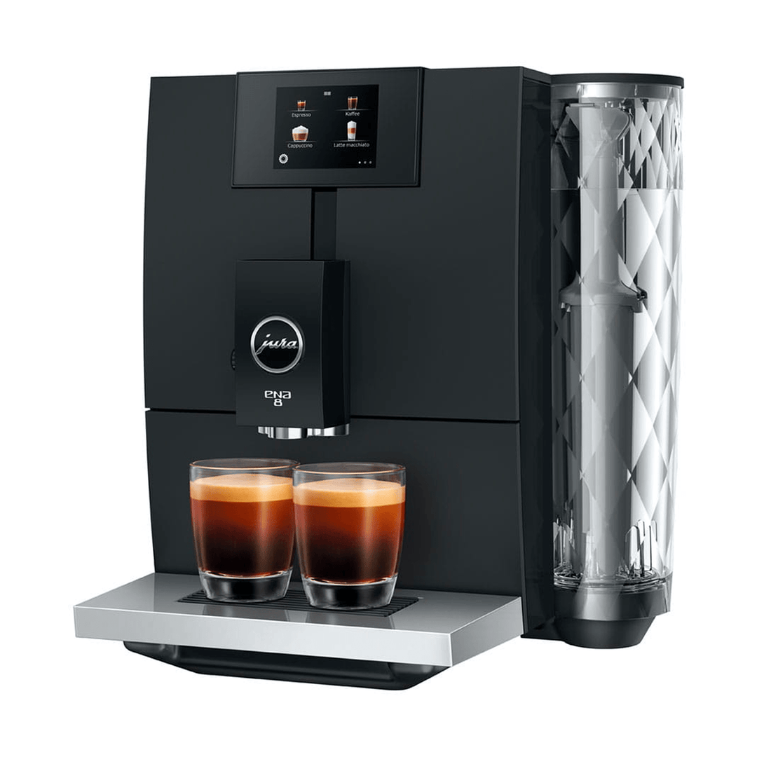 Jura ENA 8 Automatic Espresso Machine, Full Metropolitan Black 
