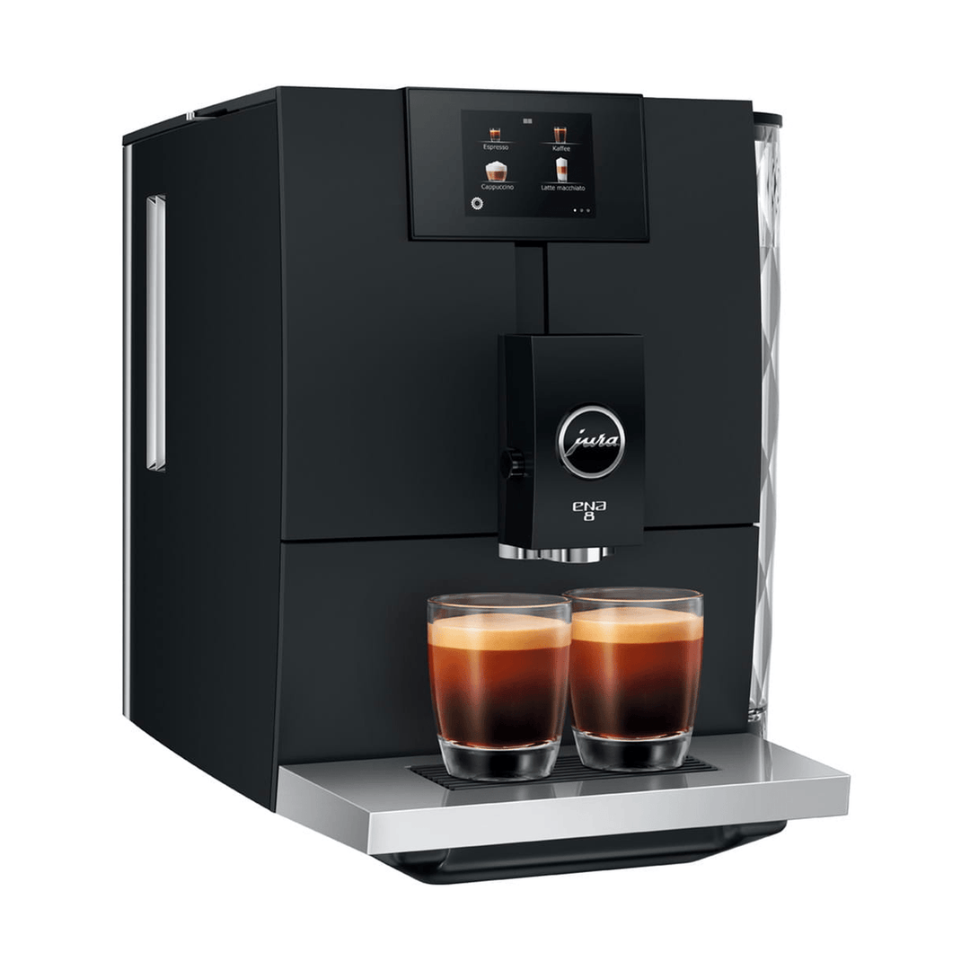 Jura ENA 8 Automatic Espresso Machine, Full Metropolitan Black 