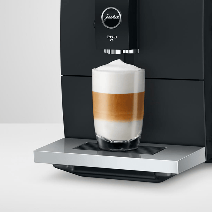 Jura ENA 8 Automatic Espresso Machine, Full Metropolitan Black 