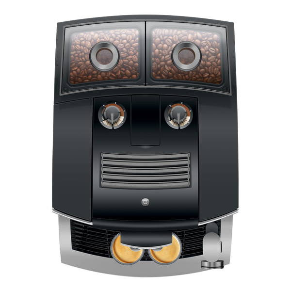 Jura J10 Twin Automatic Espresso Machine, Diamond Onyx #15724