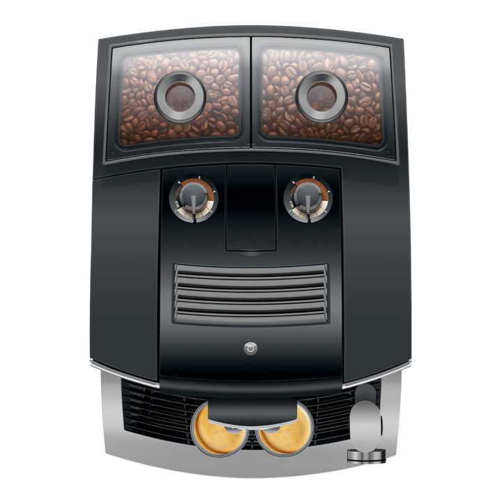 Jura J10 Twin Automatic Espresso Machine, Diamond Onyx 