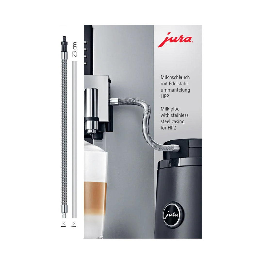 Jura Milk Pipe with Stainless Steel Casing for HP2