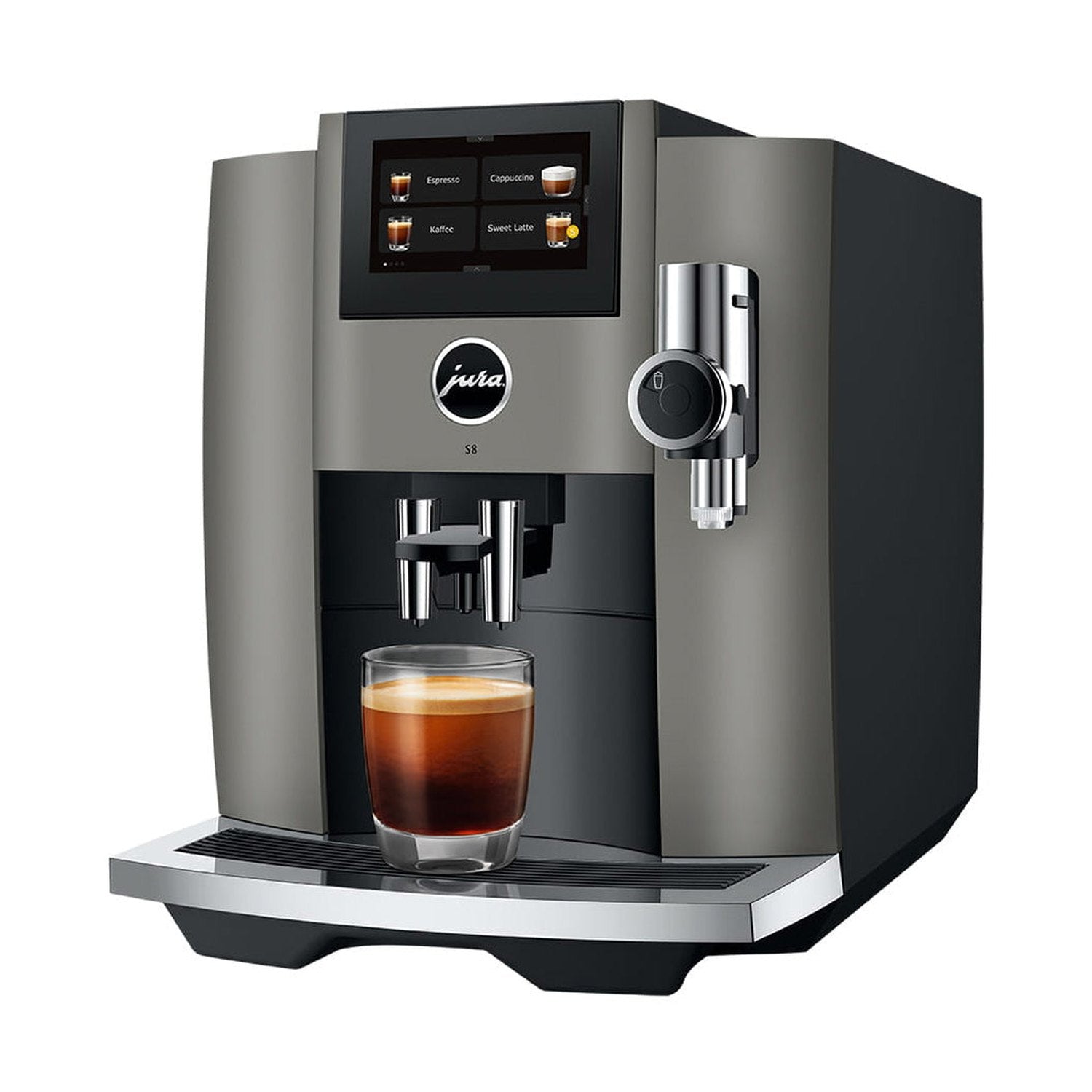 Jura S8 Automatic Espresso Machine, Dark Inox #15755