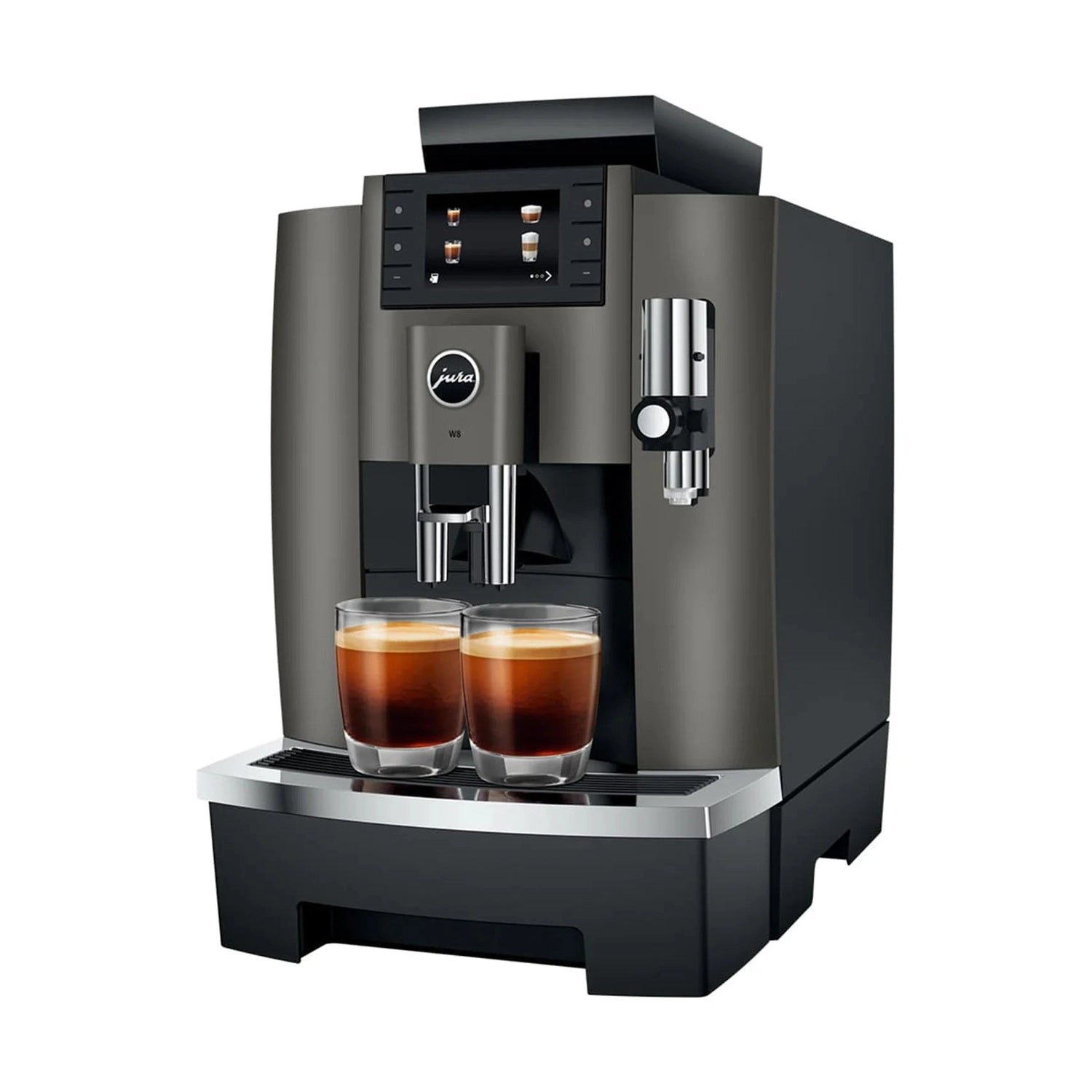 Jura W8 Automatic Espresso Machine, Dark Inox #15550 Special Order