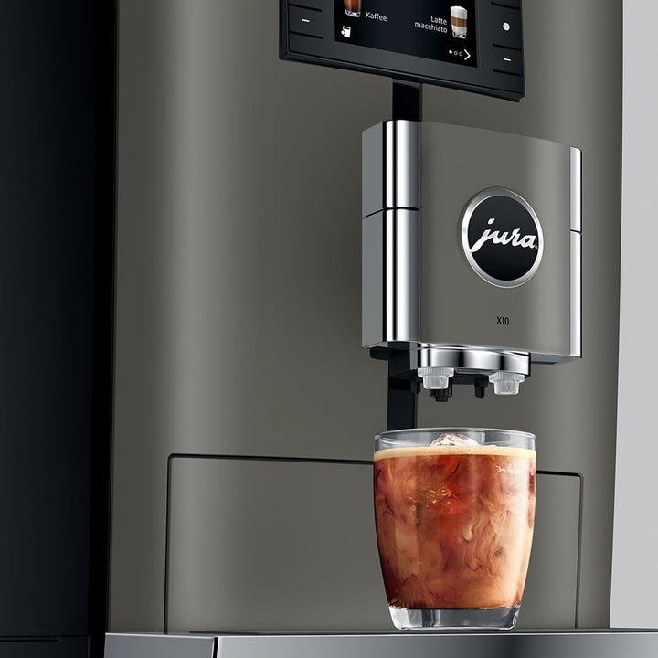 Jura X10 Professional Super Automatic Espresso Machine, Dark Inox 