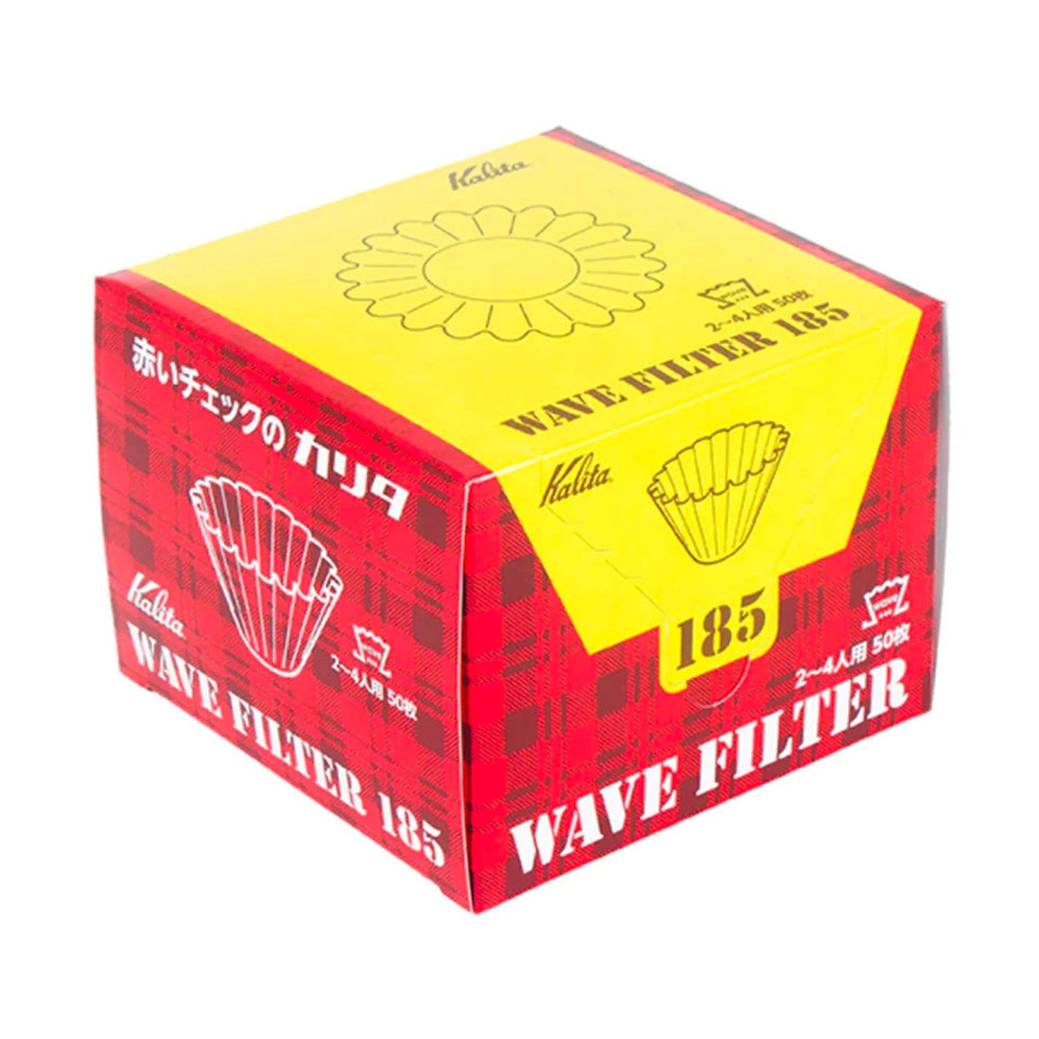 Kalita Wave 185 Paper Filters, 50 Pack